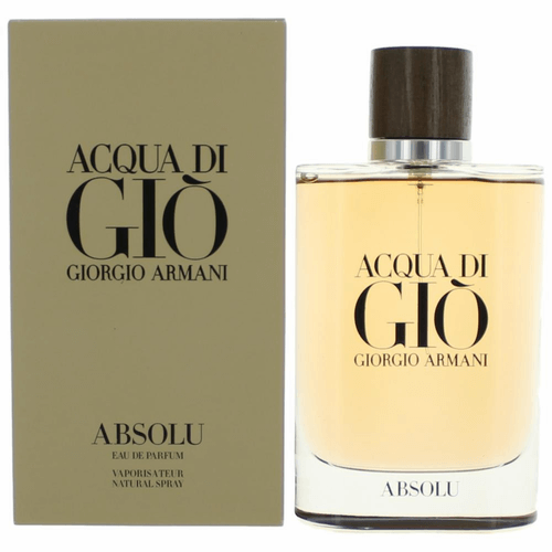 Acqua Di Gio Absolu by Giorgio Armani, 4.2 oz Eau De Parfum Spray for Men