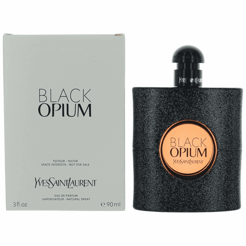 Black Opium by Yves Saint Laurent, 3 oz Eau De Parfum Spray for Women Tester