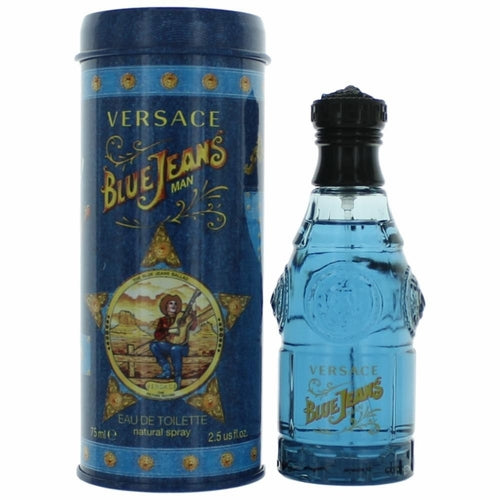 Blue Jeans by Versus, 2.5 oz Eau De Toilette Spray for Men (Versace)