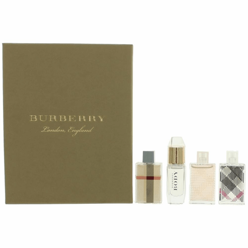 Burberry by Burberry, 4 Piece Variety Mini Gift Set for Women